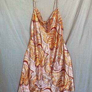 Swirl Patterned Dress